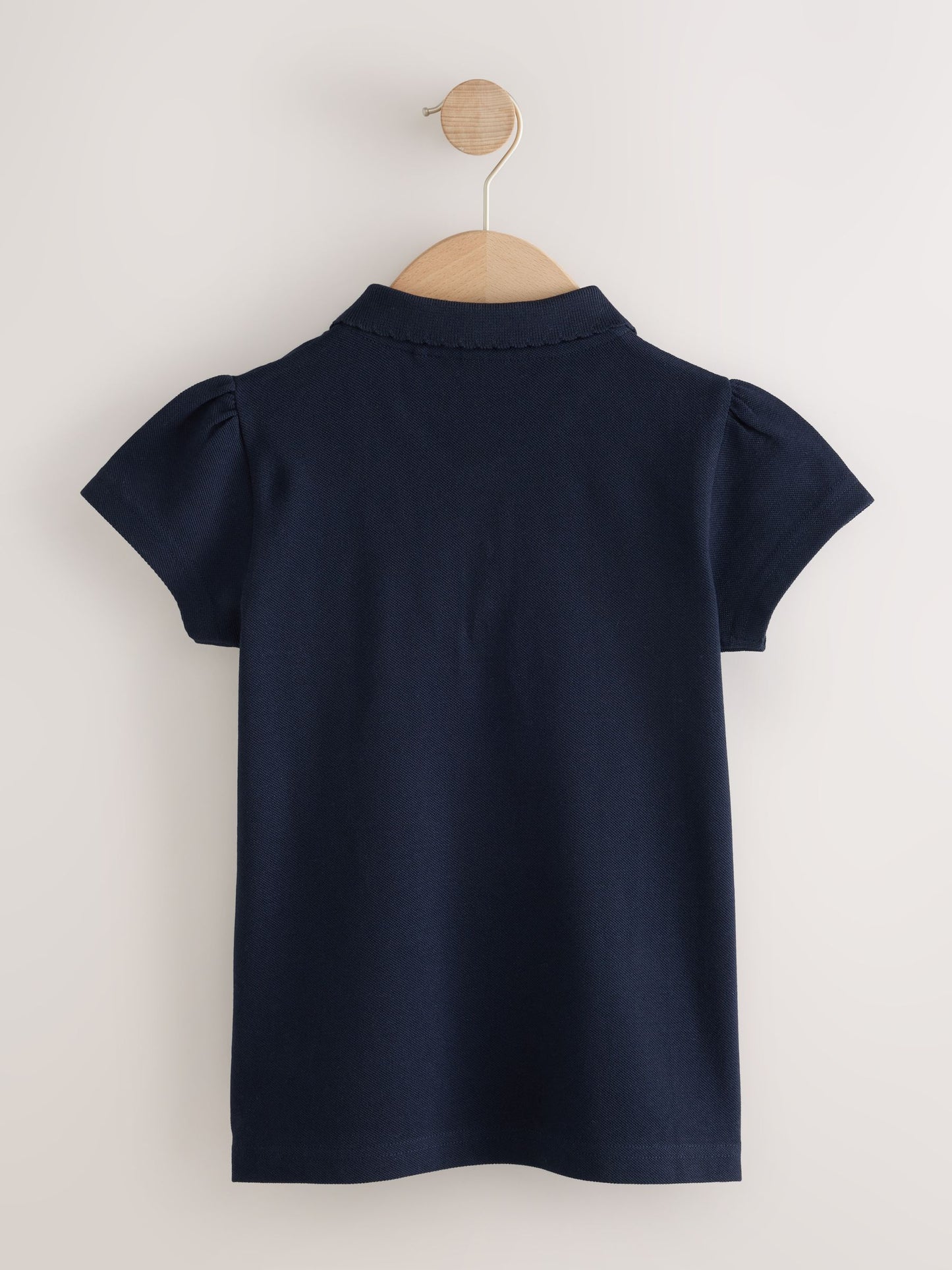 Dsiney Kidz - Navy Blue Regular Fit Girls 2 Pack Cotton Short Sleeve Polo Shirts (3-16yrs) image 3