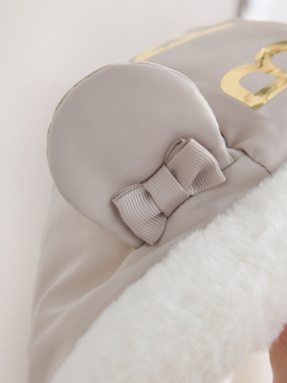 Baker by Ted Baker Cream Shower Resistant Fur Mix Padded Snowsuit - image 10