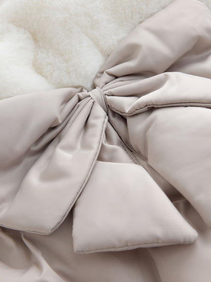 Baker by Ted Baker Cream Shower Resistant Fur Mix Padded Snowsuit - image 13