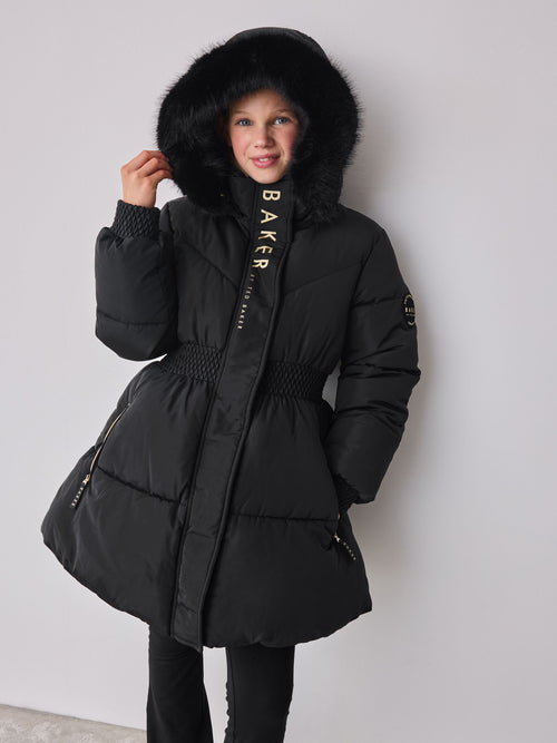 Baker by Ted Baker Shower Resistant Skirted Padded Coat image 1