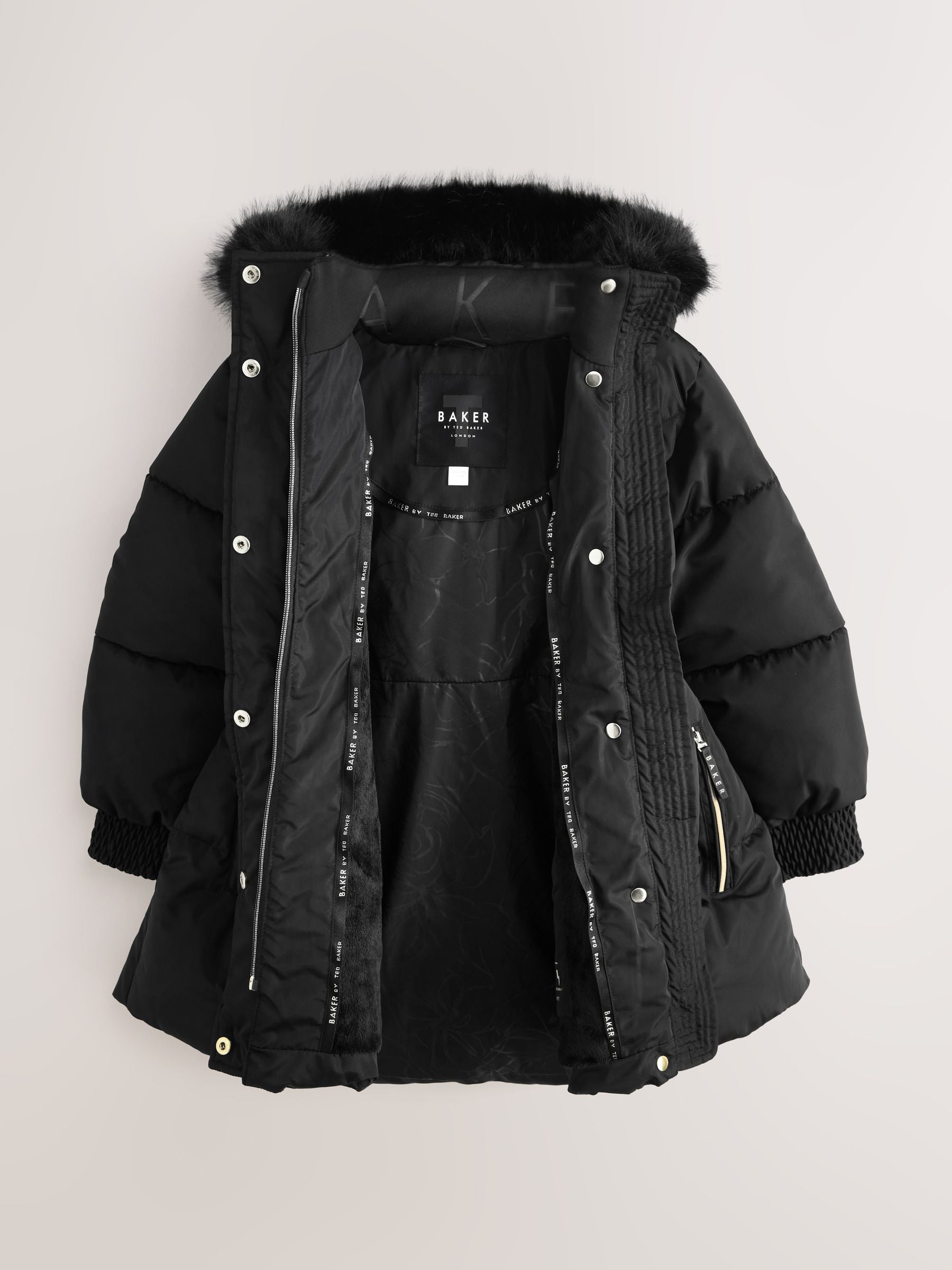 Baker by Ted Baker Shower Resistant Skirted Padded Coat image 10