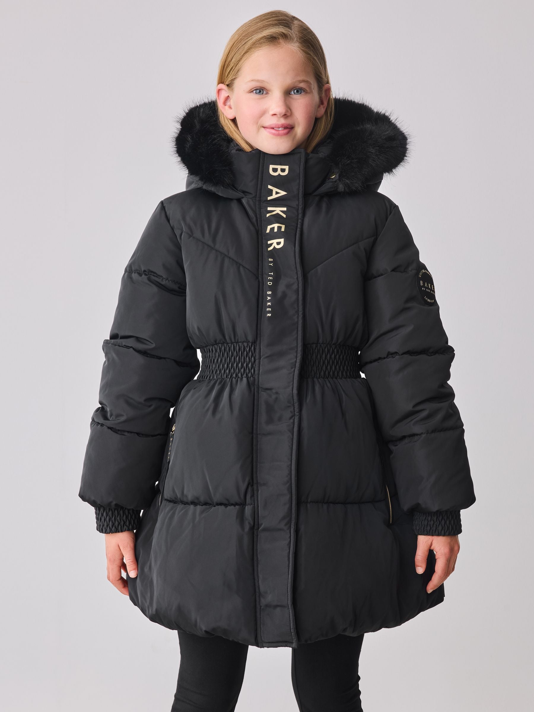 Baker by Ted Baker Shower Resistant Skirted Padded Coat image 2