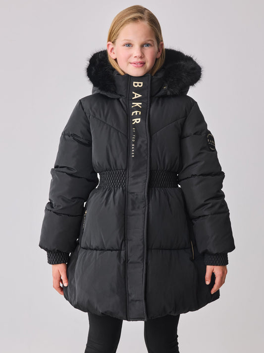 Baker by Ted Baker Shower Resistant Skirted Padded Coat image 2