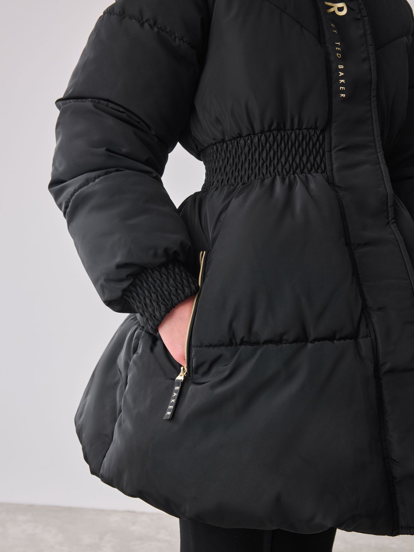Baker by Ted Baker Shower Resistant Skirted Padded Coat image 5