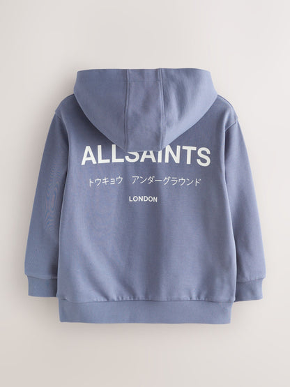 Dsiney Kidz - smALLSAINTS Dark Purple Oversized Underground Pullover Hoodie image 7