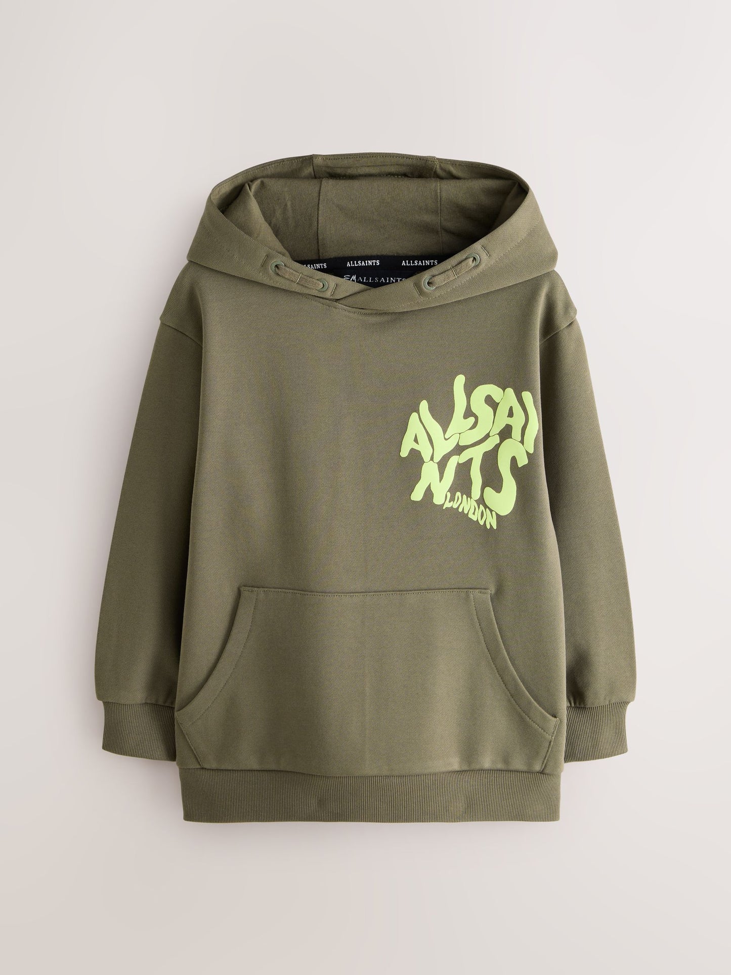 Dsiney Kidz - smALLSAINTS Khaki Green Oversized Orlando Pullover Hoodie image 7