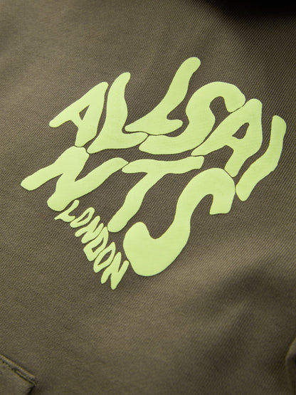 Dsiney Kidz - smALLSAINTS Khaki Green Oversized Orlando Pullover Hoodie image 9
