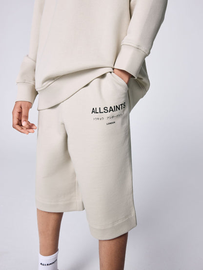 Dsiney Kidz - smALLSAINTS Neutral Underground Oversized Sweatshirt and Sweat Shorts Set image 2