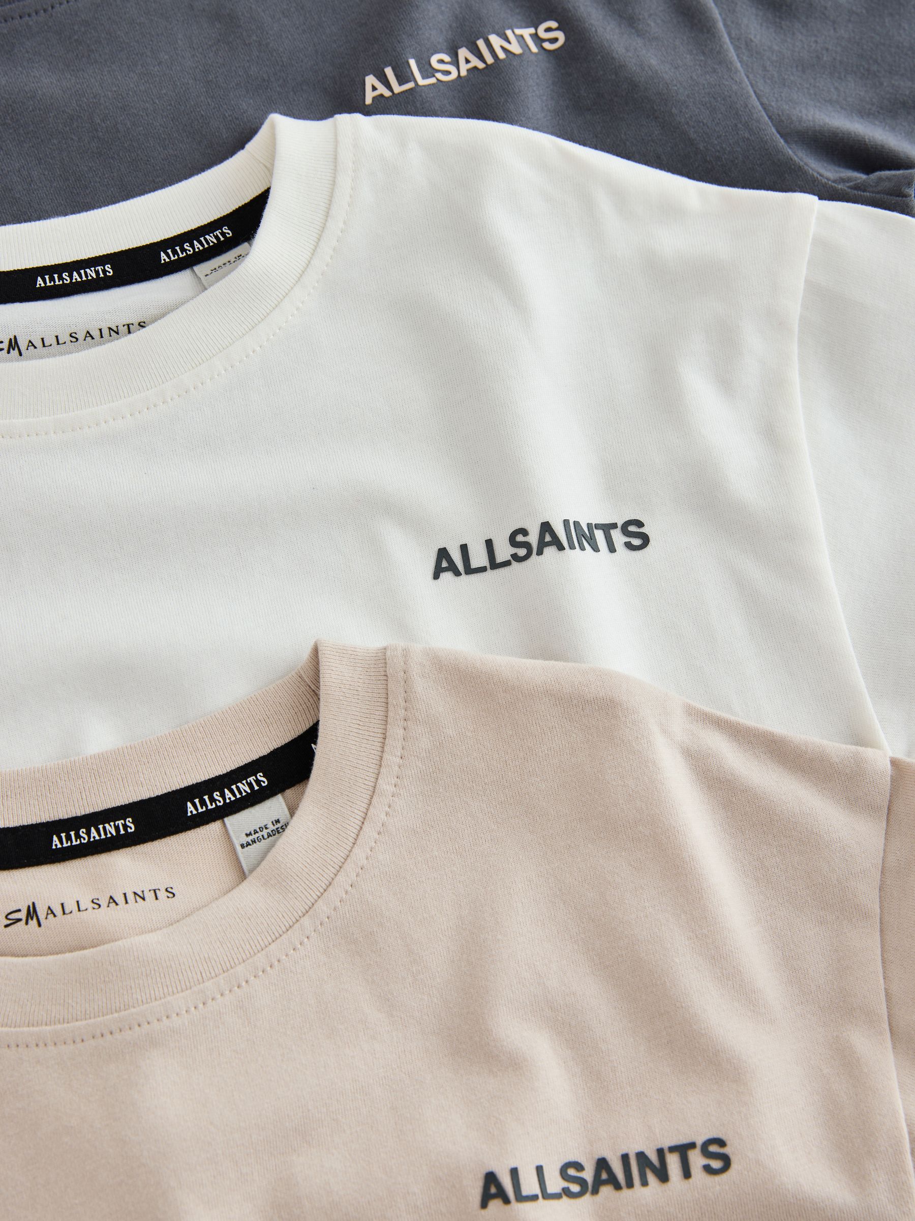 Dsiney Kidz - smALLSAINTS Multi Logo Crew Neck Relaxed T-Shirts 3 Pack image 8