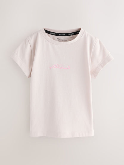 Dsiney Kidz - smALLSAINTS Multi Script Logo T-Shirts 3 Pack image 5