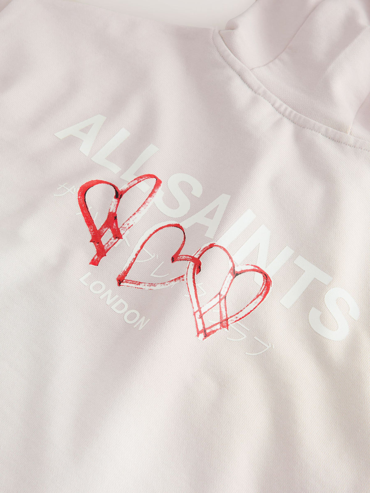 smALLSAINTS Light Pink Amore Underground Graphic Hoodie - image 10