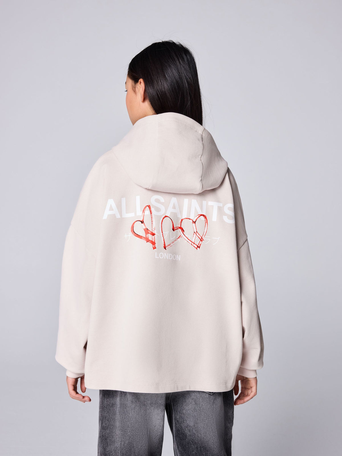 smALLSAINTS Light Pink Amore Underground Graphic Hoodie - image 3