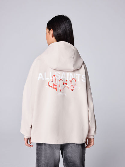smALLSAINTS Light Pink Amore Underground Graphic Hoodie - image 3