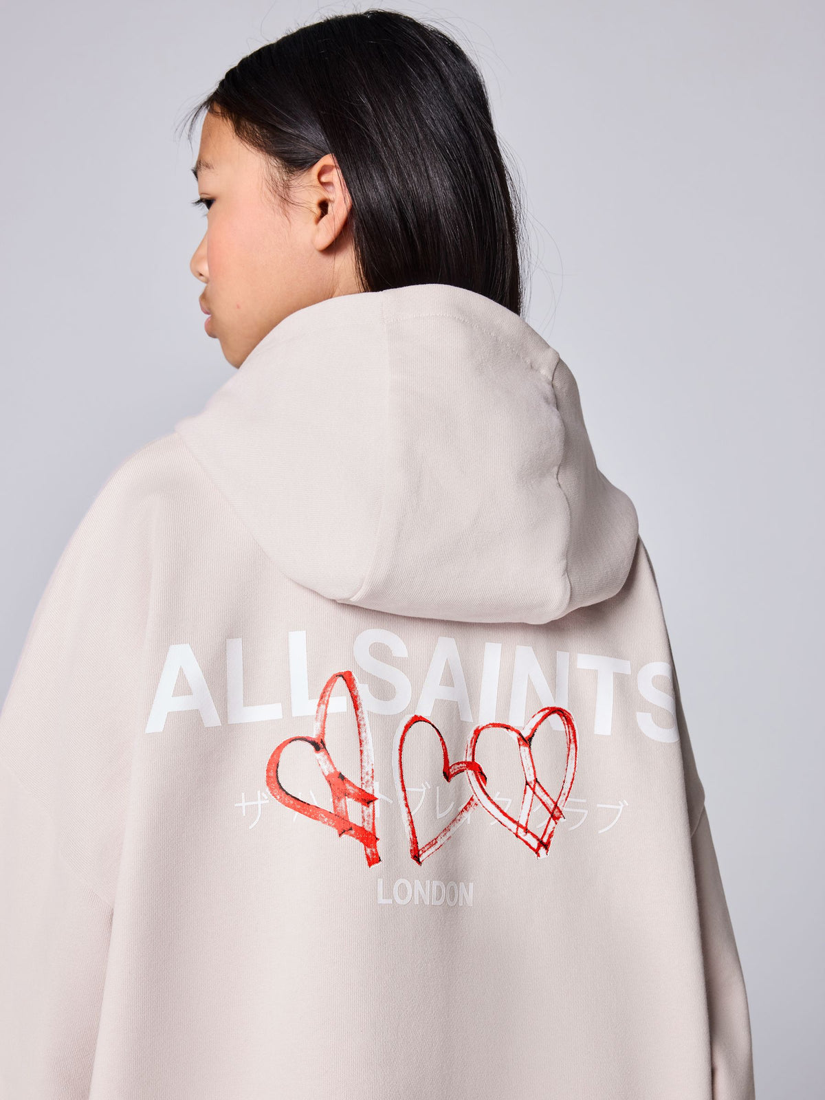 smALLSAINTS Light Pink Amore Underground Graphic Hoodie - image 4