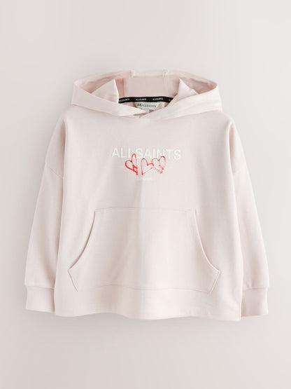 smALLSAINTS Light Pink Amore Underground Graphic Hoodie - image 5