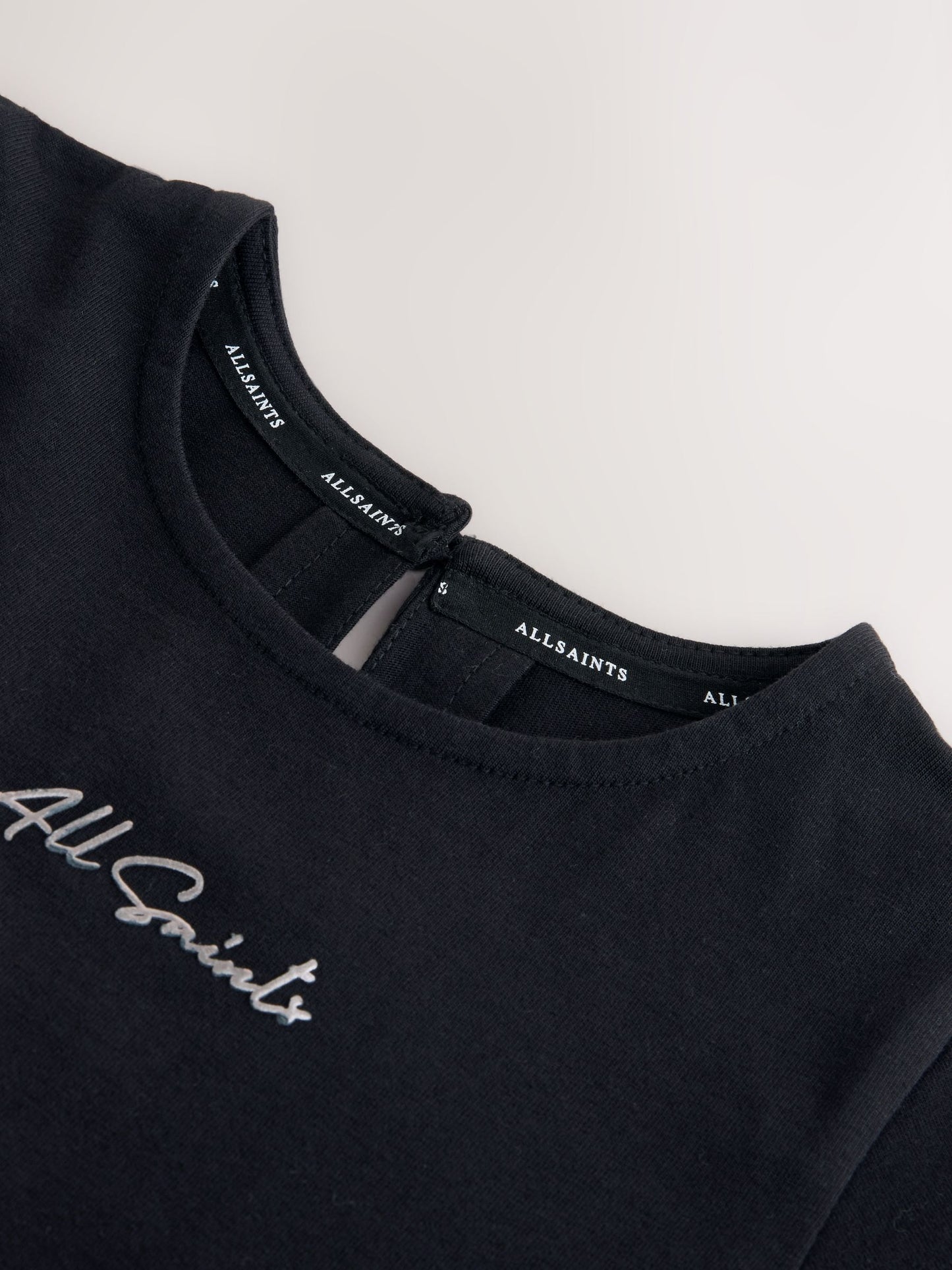Dsiney Kidz - smALLSAINTS Black Script T-Shirt Dress image 10