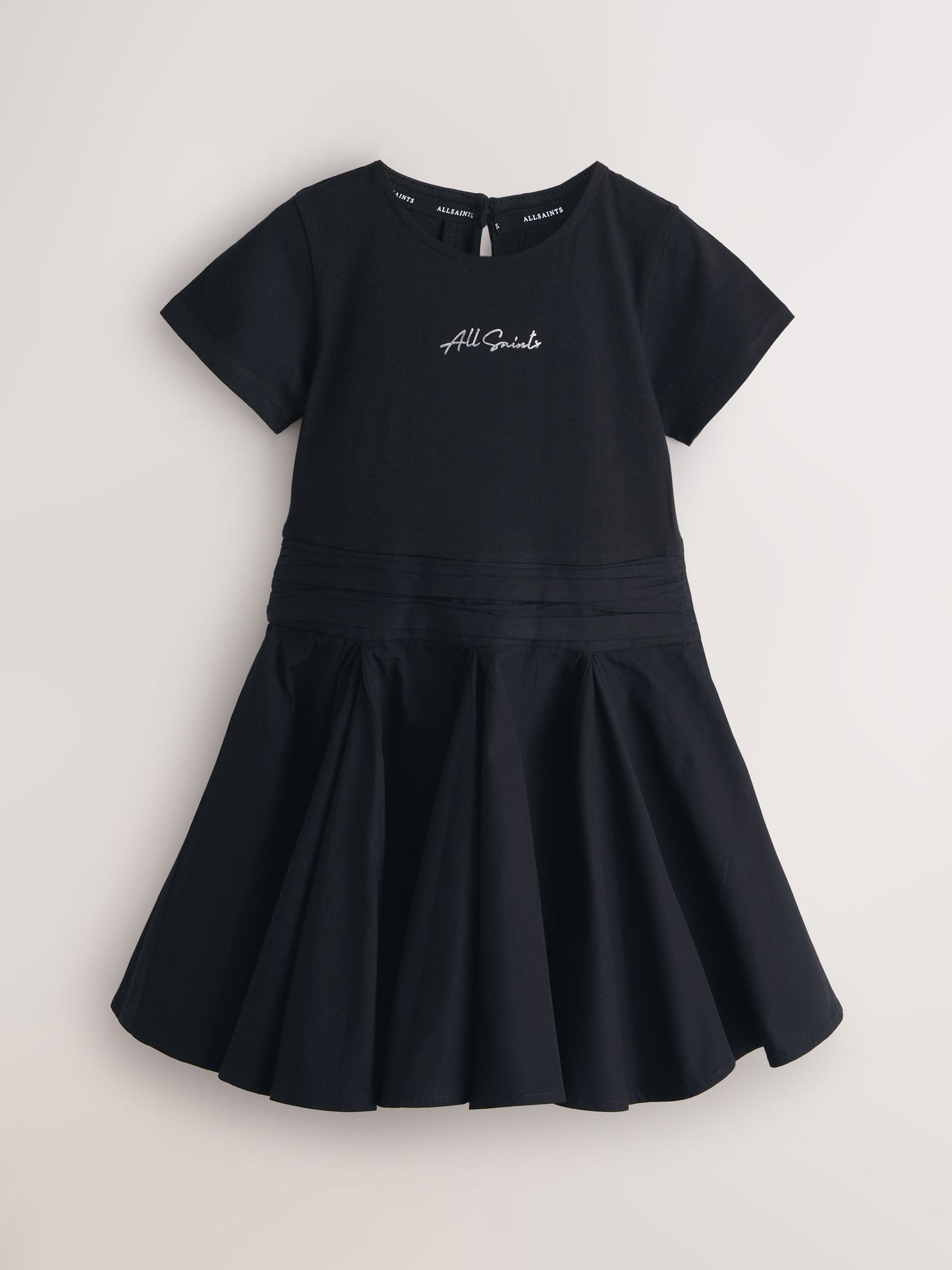 Dsiney Kidz - smALLSAINTS Black Script T-Shirt Dress image 7