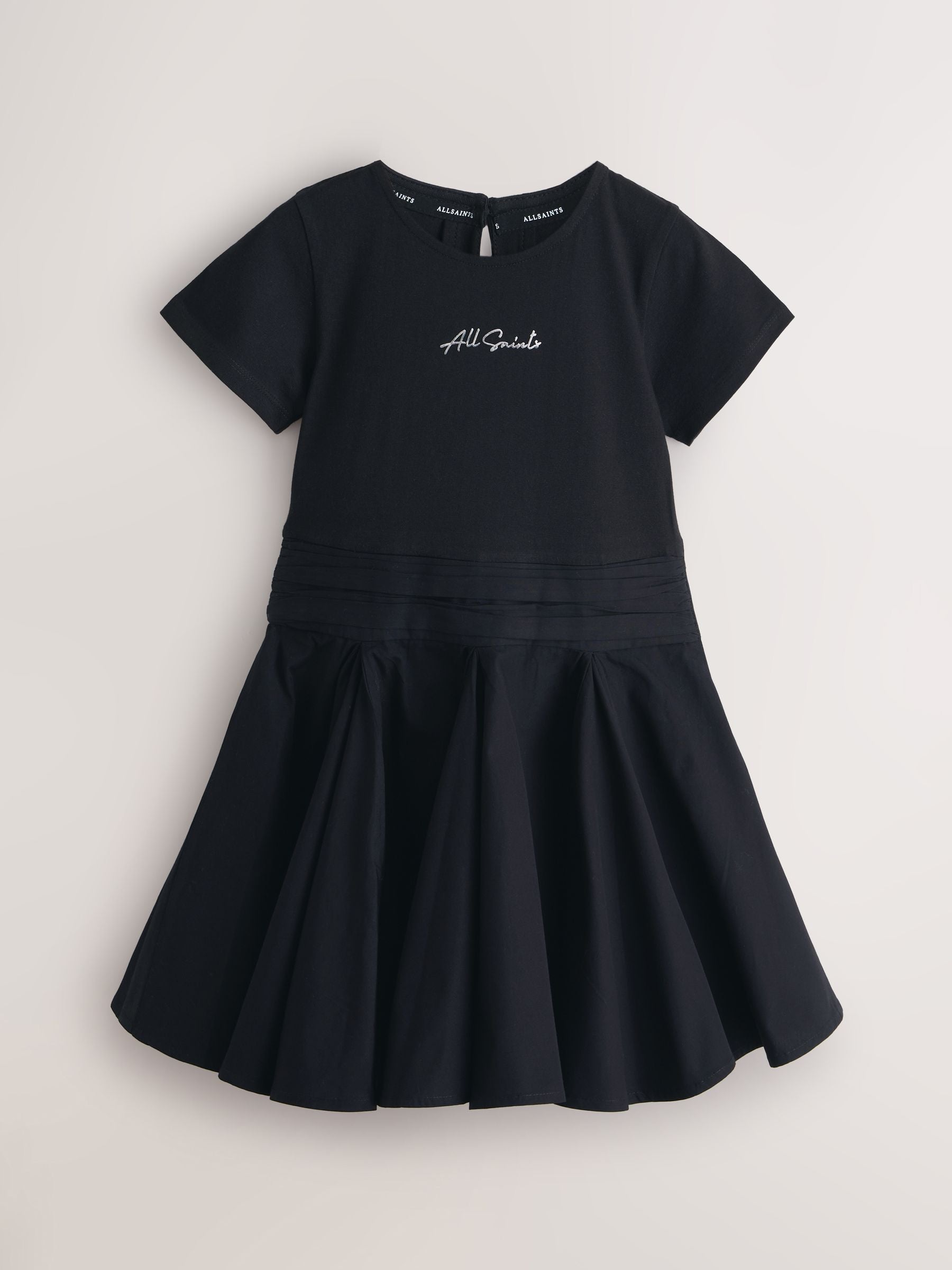 Dsiney Kidz - smALLSAINTS Black Script T-Shirt Dress image 7