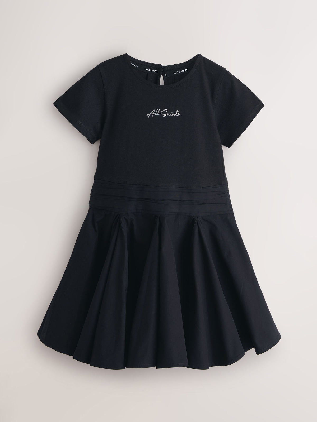 Dsiney Kidz - smALLSAINTS Black Script T-Shirt Dress image 7