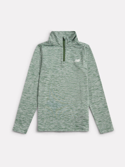 Dsiney Kidz - New Balance Green Athletics Quarter Zip Funnel Sweatshirt image 6
