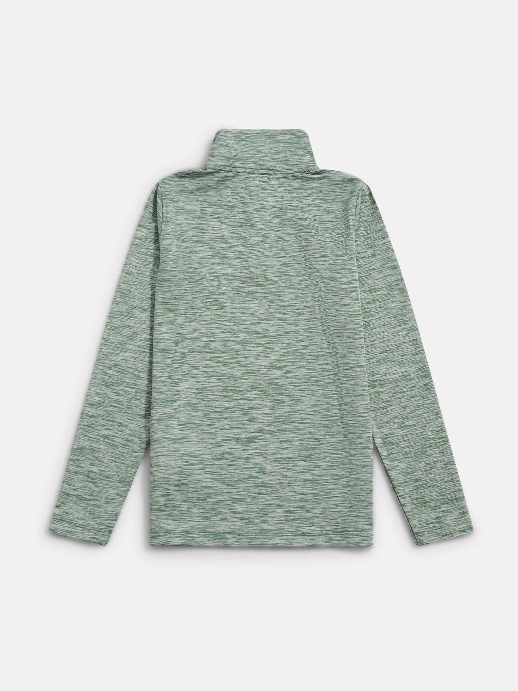 Dsiney Kidz - New Balance Green Athletics Quarter Zip Funnel Sweatshirt image 7