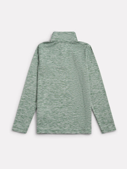 Dsiney Kidz - New Balance Green Athletics Quarter Zip Funnel Sweatshirt image 7