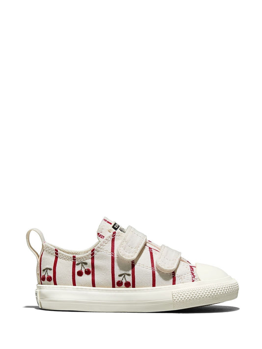 Converse White Chuck Taylor 2V Cherry Low Trainers image 1