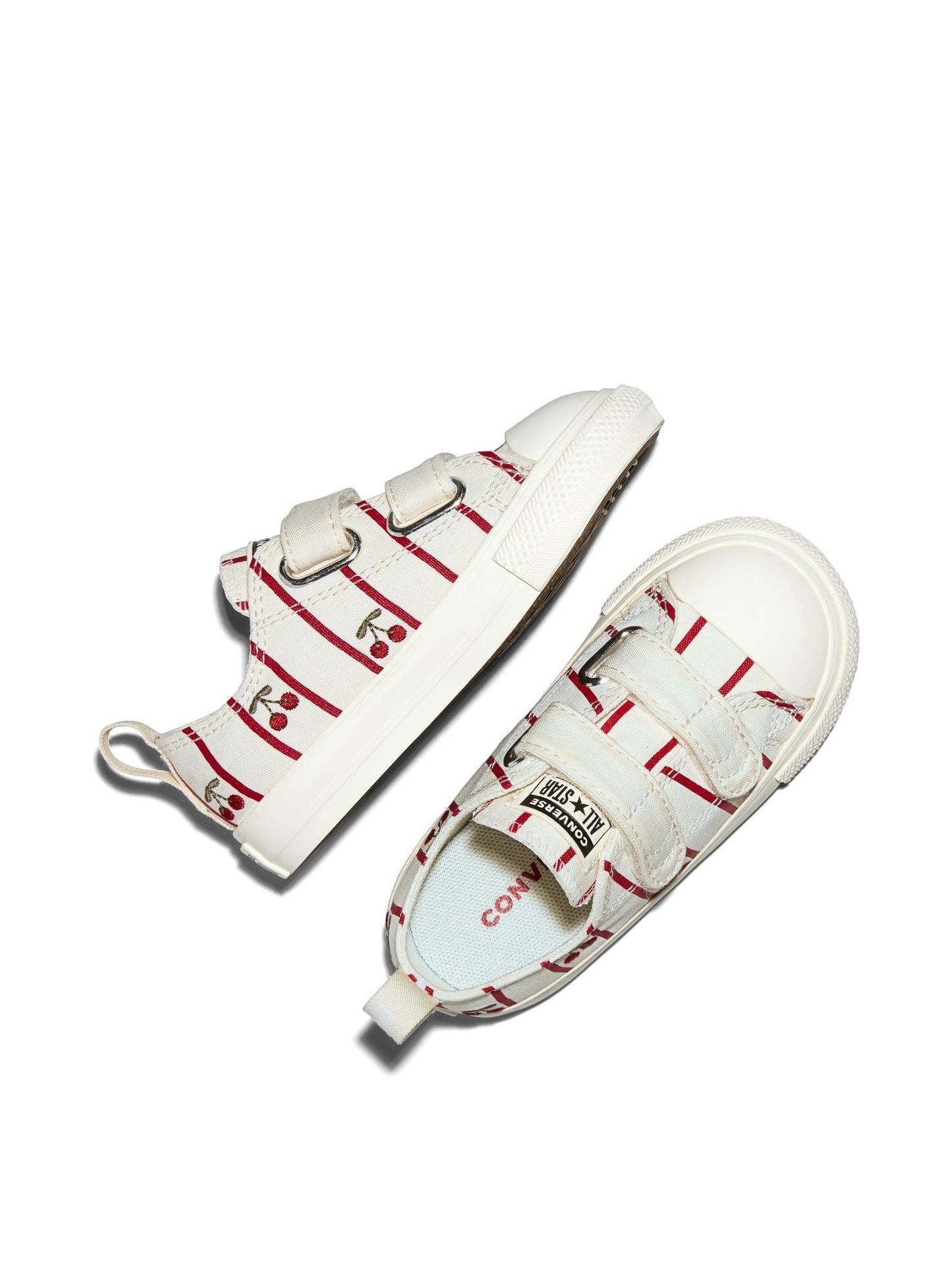 Converse White Chuck Taylor 2V Cherry Low Trainers image 6