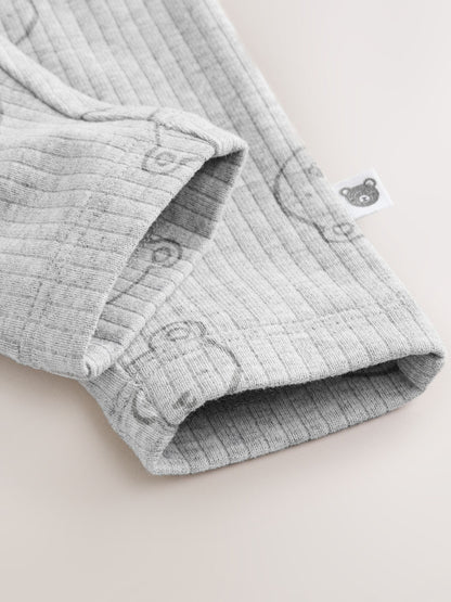 White/Grey Delicate Bear Top and Legging Baby Set (0mths-2yrs) image 8
