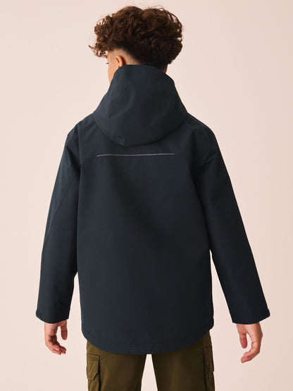 Dsiney Kidz - Navy Waterproof Fleece Lined Anorak Jacket (3-17yrs) image 3