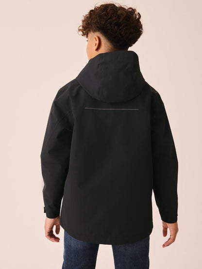 Dsiney Kidz - Black Waterproof Fleece Lined Anorak Jacket (3-17yrs) image 6