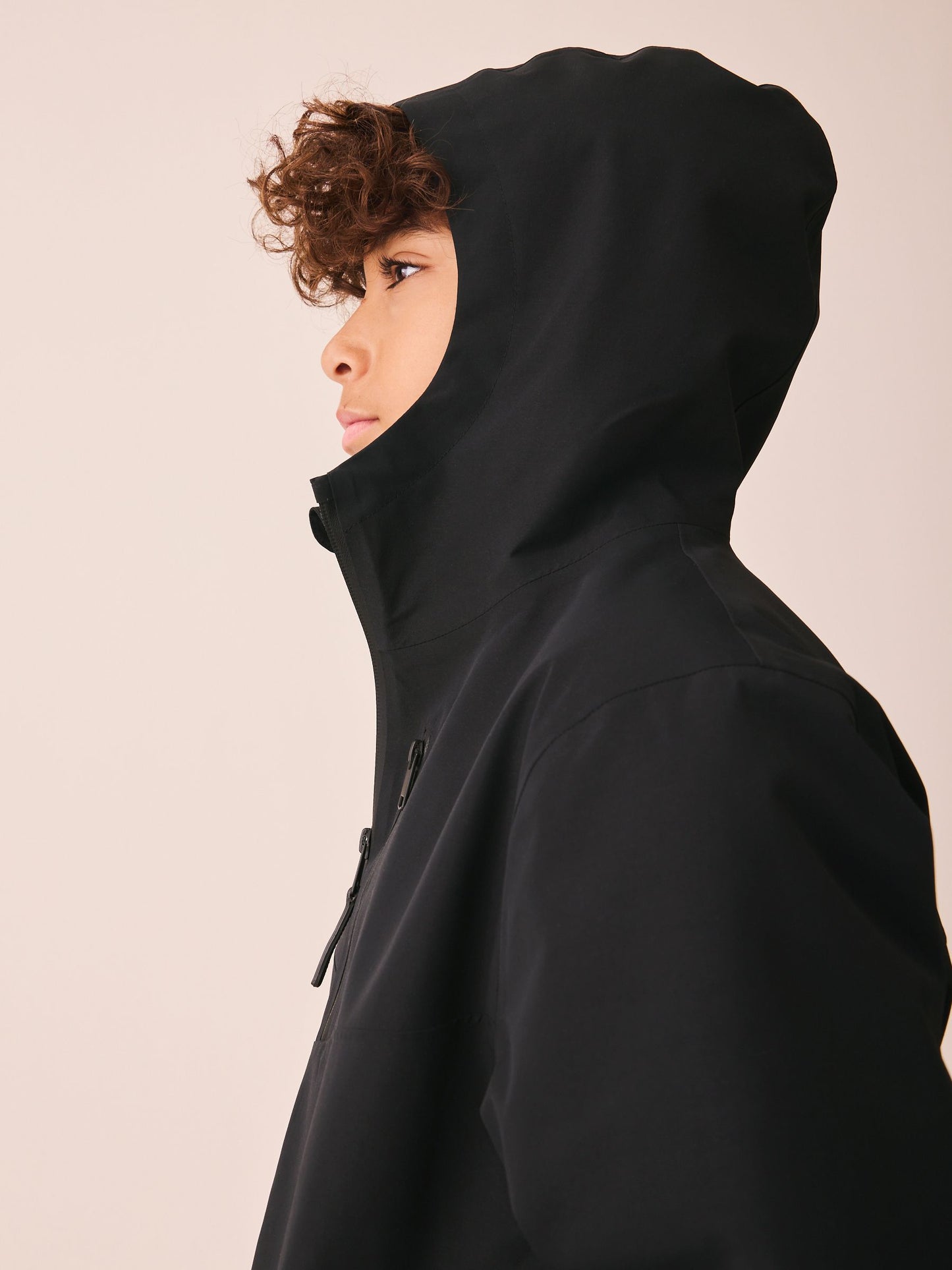 Dsiney Kidz - Black Waterproof Fleece Lined Anorak Jacket (3-17yrs) image 7