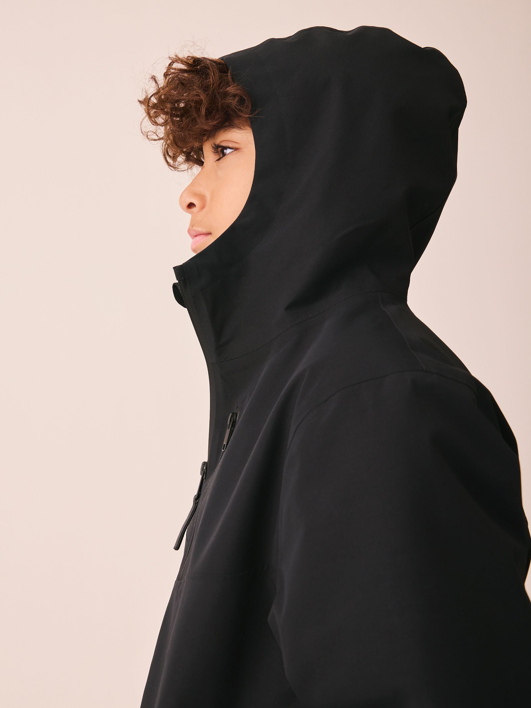 Dsiney Kidz - Black Waterproof Fleece Lined Anorak Jacket (3-17yrs) image 7