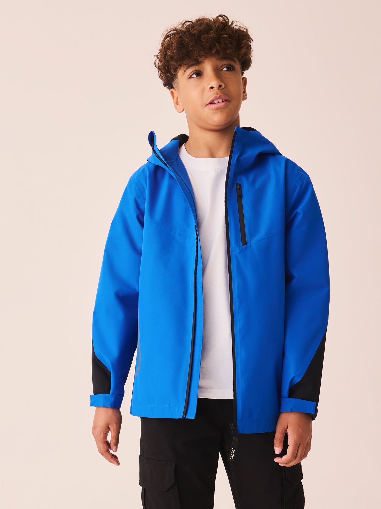 Dsiney Kidz - Blue Waterproof Fleece Lined Anorak Jacket (3-17yrs) image 1