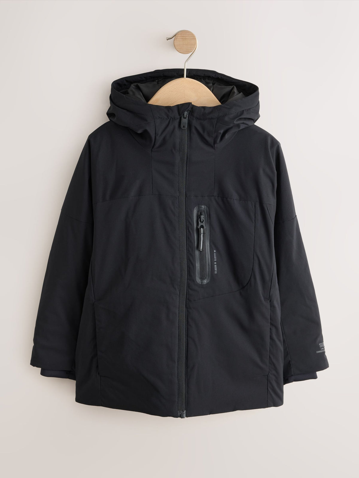 Dsiney Kidz - Black Shower Resistant Coat (3-17yrs) image 4