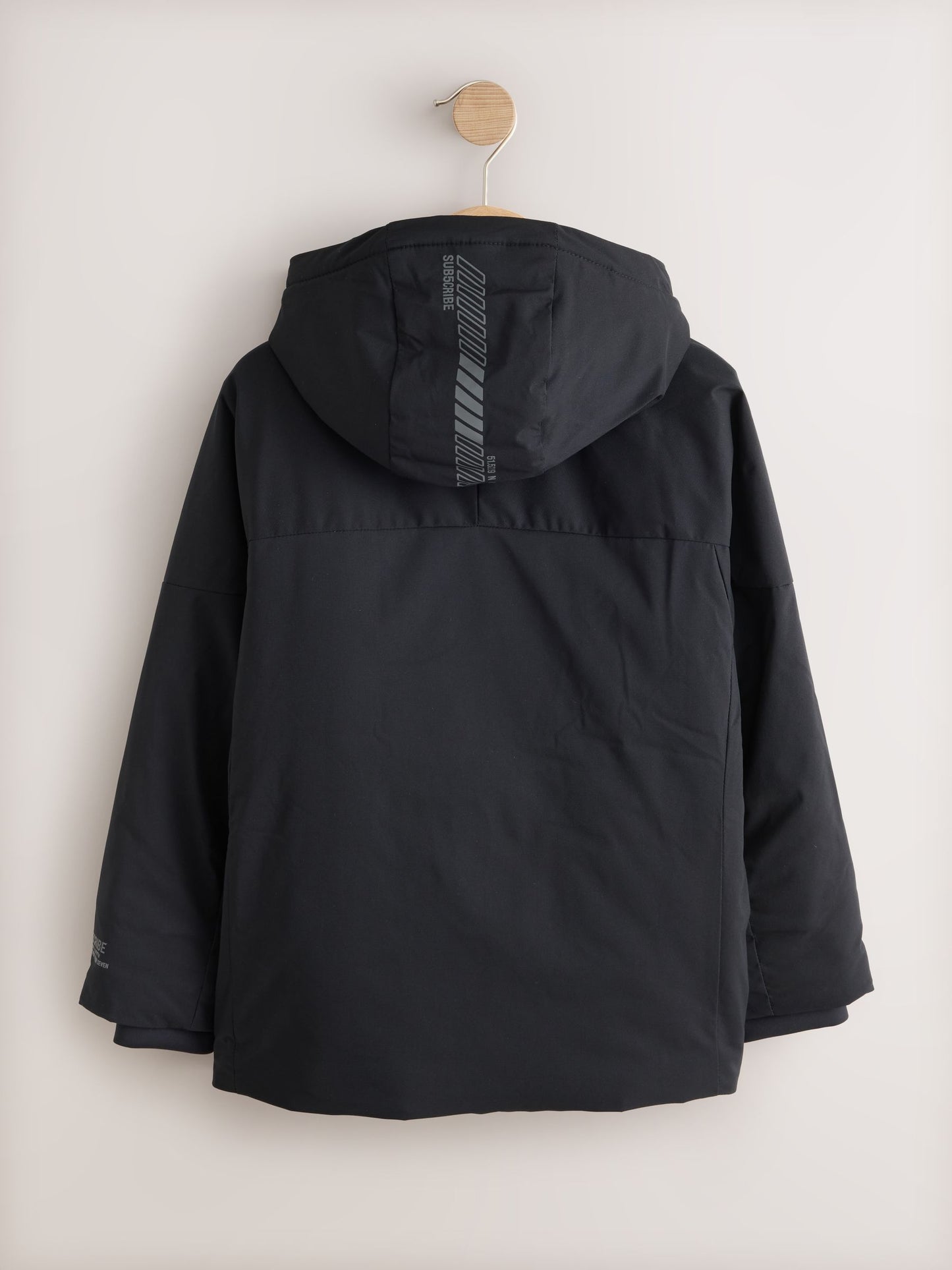 Dsiney Kidz - Black Shower Resistant Coat (3-17yrs) image 5