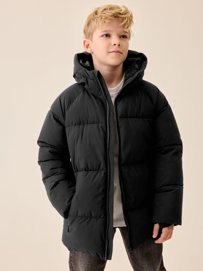 Dsiney Kidz - Black Microfleece Lined Padded Coat (3-17yrs) image 1