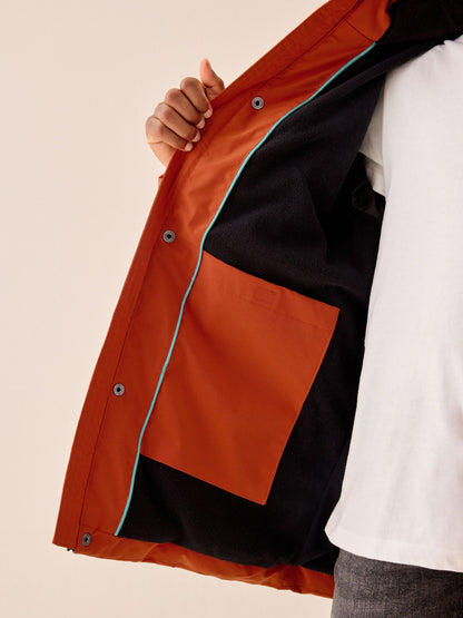 Dsiney Kidz - Orange Heavyweight Shower Resistant Faux Fur Trim Parka Coat (3-16yrs) image 10