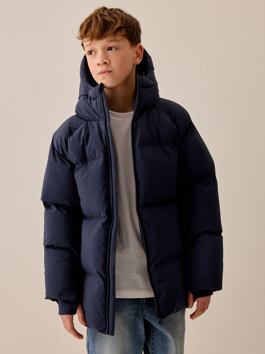 Dsiney Kidz - Navy Microfleece Lined Padded Coat (3-17yrs) image 1