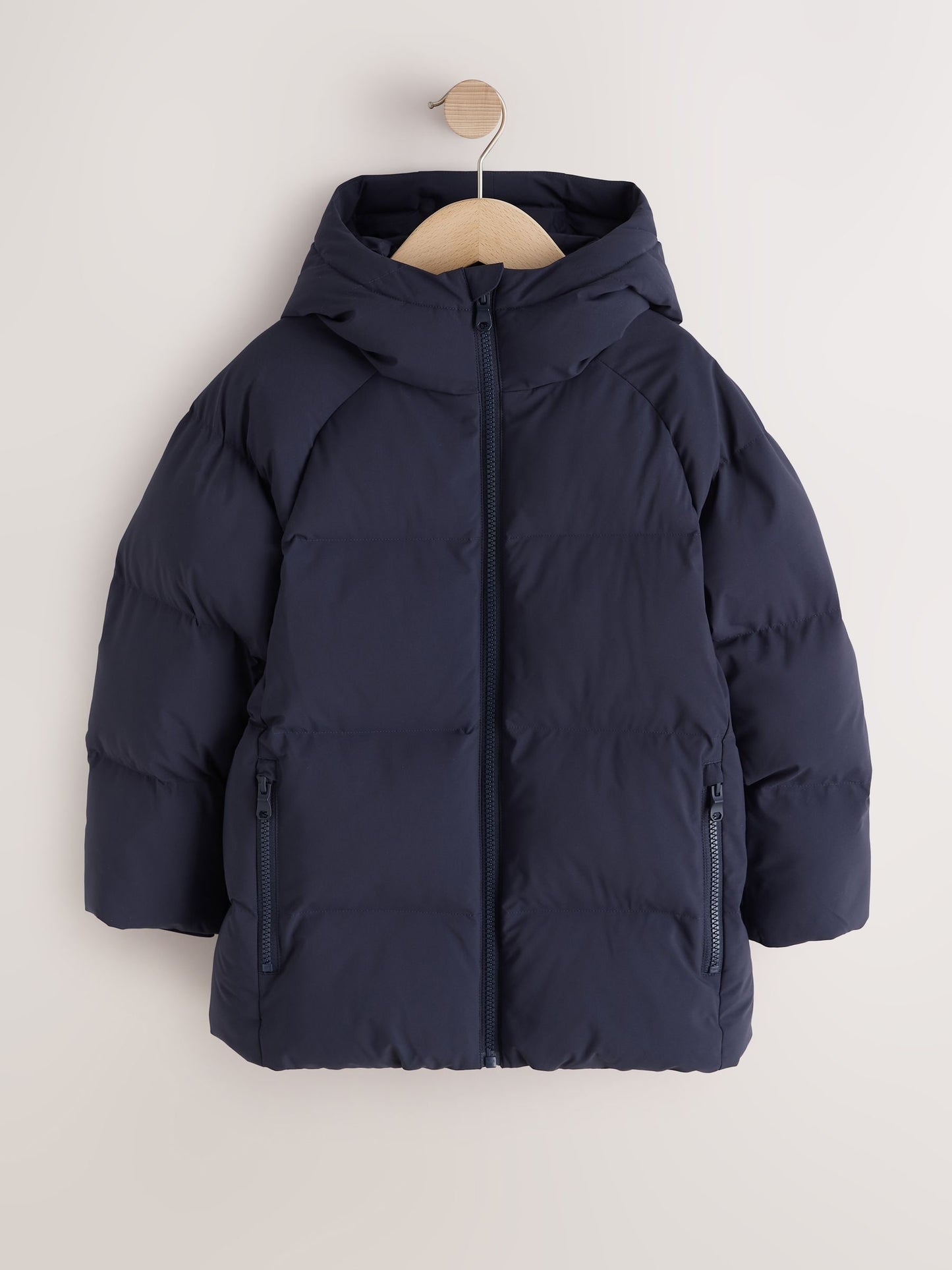 Dsiney Kidz - Navy Microfleece Lined Padded Coat (3-17yrs) image 6