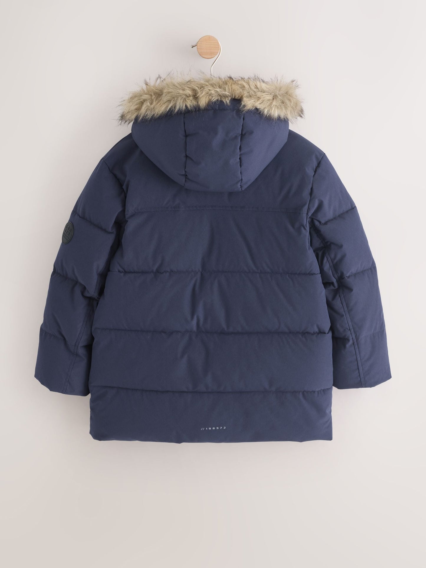 Dsiney Kidz - Navy Heavyweight Shower Resistant Faux Fur Trim Parka Coat (3-16yrs) image 10