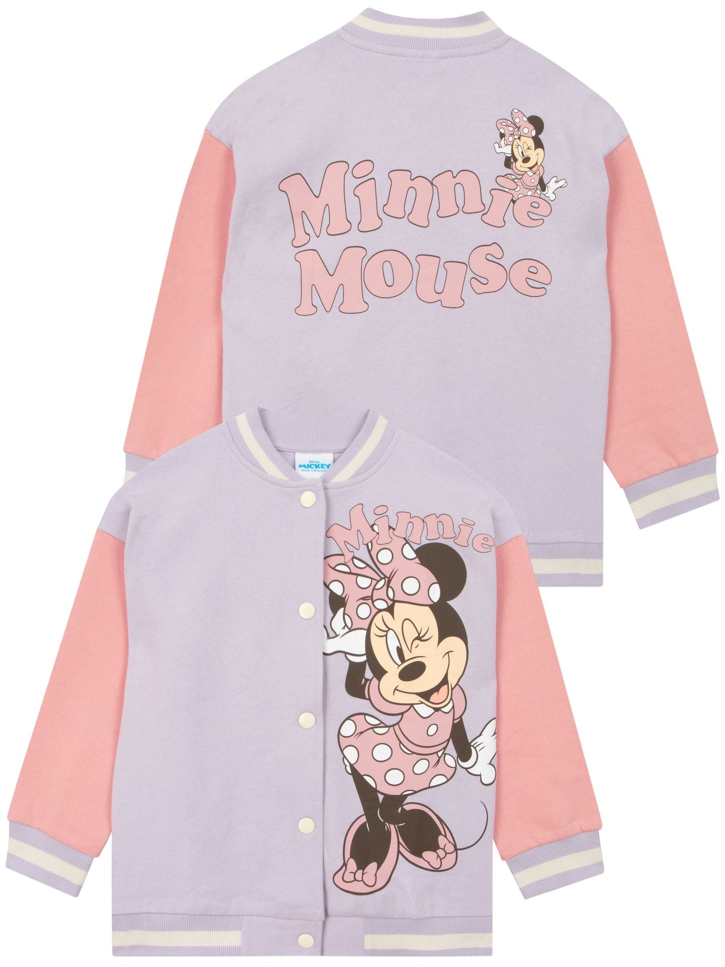 Dsiney Kidz - Character Purple Disney Minnie Mouse Bomber Jacket image 1