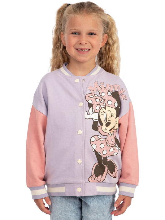 Dsiney Kidz - Character Purple Disney Minnie Mouse Bomber Jacket image 2