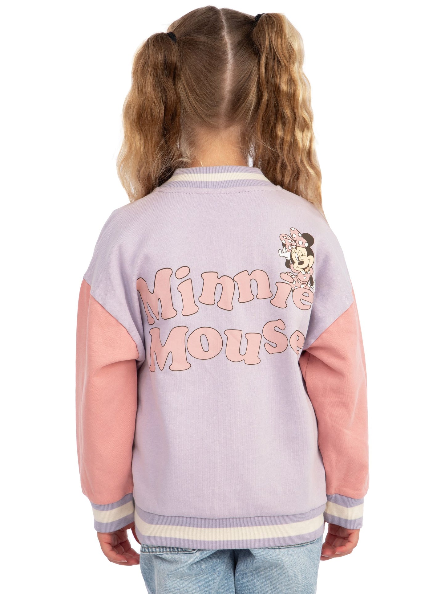 Dsiney Kidz - Character Purple Disney Minnie Mouse Bomber Jacket image 3
