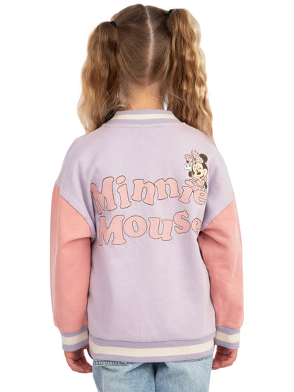 Dsiney Kidz - Character Purple Disney Minnie Mouse Bomber Jacket image 3