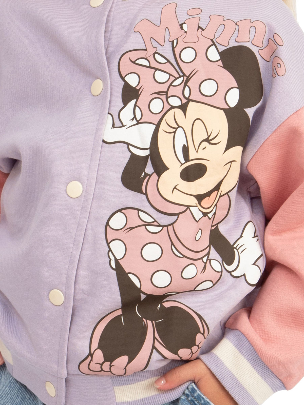 Dsiney Kidz - Character Purple Disney Minnie Mouse Bomber Jacket image 6