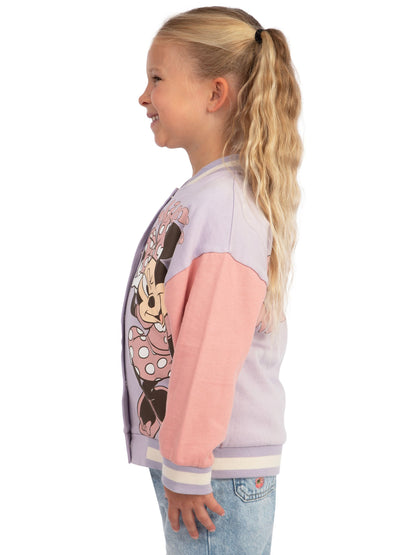Dsiney Kidz - Character Purple Disney Minnie Mouse Bomber Jacket image 7