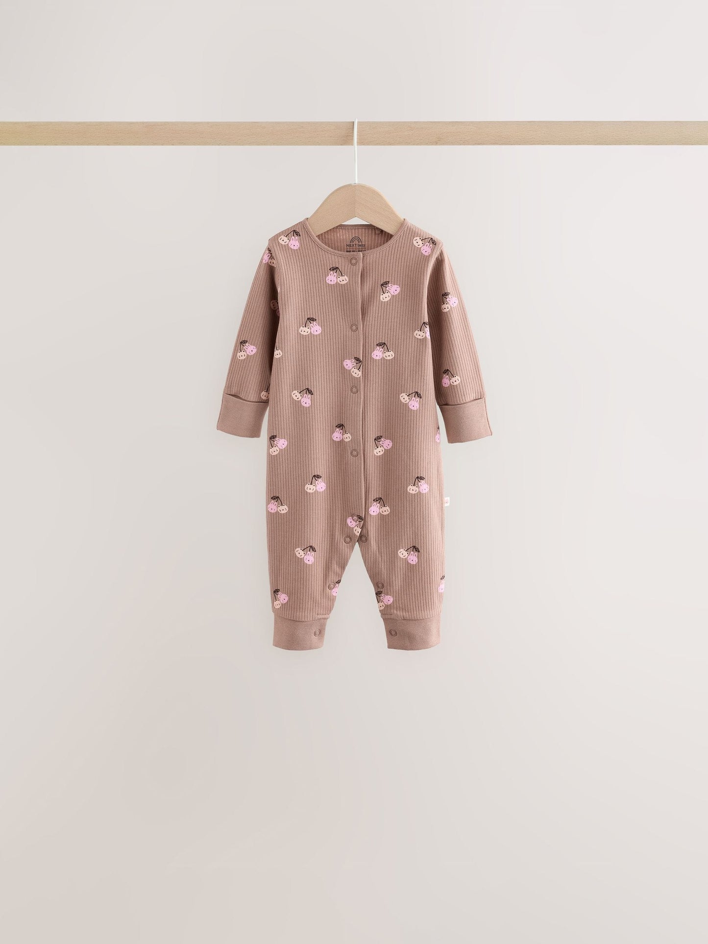 Burgundy/Purple Kitten Baby Sleepsuits 5 Pack (0mths-2yrs) image 5