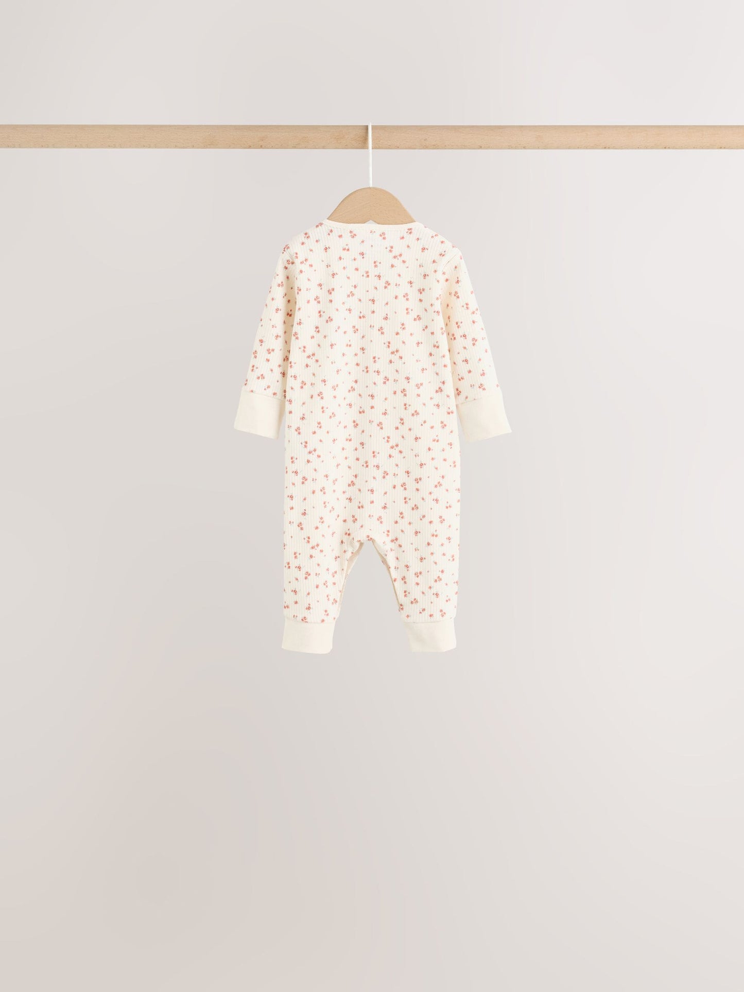 Multi Floral Baby Sleepsuits 4 Pack (0mths-3yrs) image 8