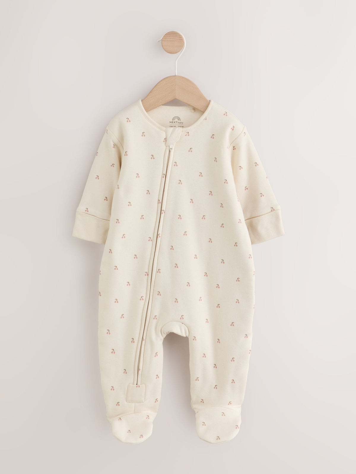 Dsiney Kidz - Ecru Cherry 2.5 TOG Wadded Baby Sleepsuit image 1